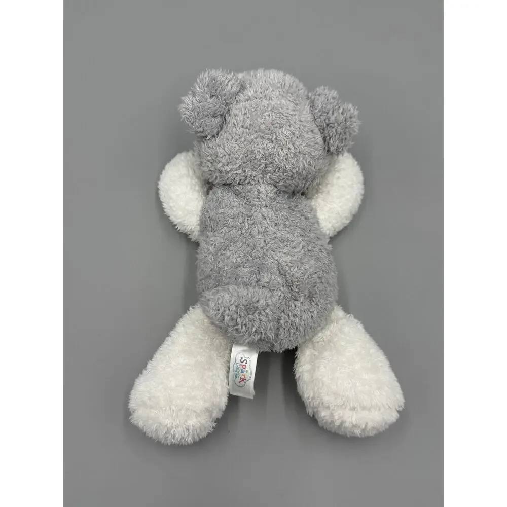 Spark Create Imagine Schnauzer Puppy Dog Plush 9” Terrier Gray White No Tag